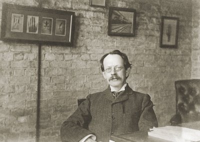 Joseph John Thomson, anglický fyzik, c 1900 od Unbekannter Künstler
