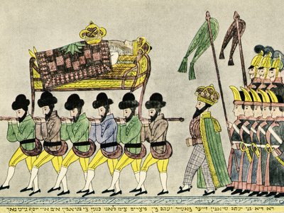 Josefovi bratři nesou Jákoba z Egypta – Bible od Unbekannter Künstler