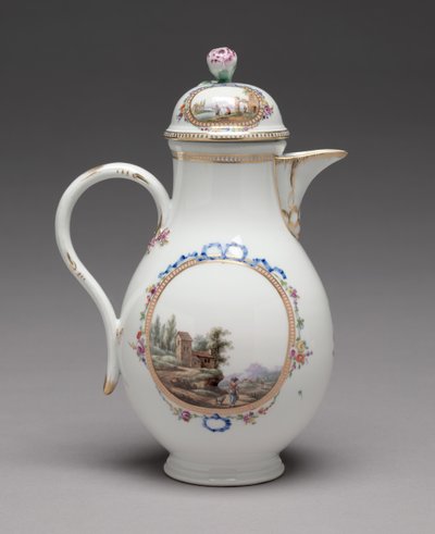 Džbán s víkem, vyrobený Míšeňskou porcelánkou, 1774-1814 od Unbekannt