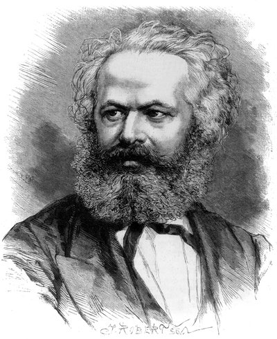 Karl Marx (rytina od Unknown