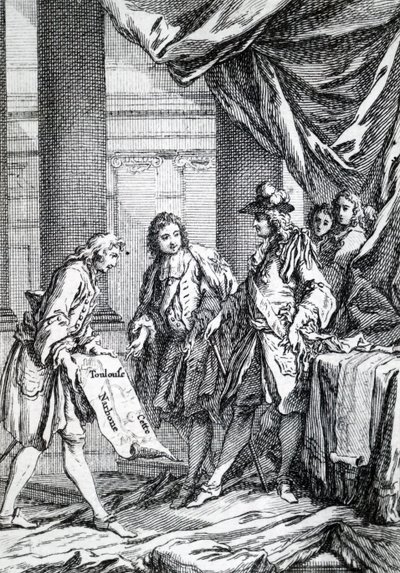 Francouzský král Ludvík XV. od Unbekannt
