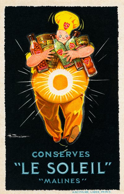 Le Soleil Malines Conserves - reklama od Unbekannter Künstler