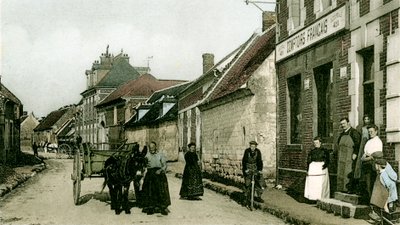 Les Comptoirs Français, pobočka potravinářských výrobků, v Remy, c. 1900 a 1914 od Benjamin Baud