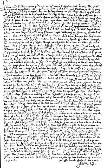Dopis, který napsal John Donne siru Robertu Cottonovi a který s kritikou vrací kopii pojednání Jacobuse Valdesia (Diego de Valdes) „De Dignitate regum regnorumque Hispaniae“ o přednosti Španělska před jinými národy od Unbekannt