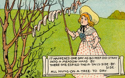 Little Bo Peep - od Unbekannter Künstler
