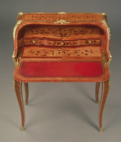 Louis XV bureau de dame, s květinovou intarzií a ormolu, od Bernarda II. van Risenburgha (fl. 1730-65/6), kolem 1750 od Unbekannt
