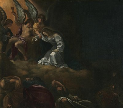 Ludovico Carracci - Orace v zahradě od Unbekannter Künstler