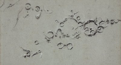Lunární krátery, Hipparchos a Albetegnius od Unbekannt