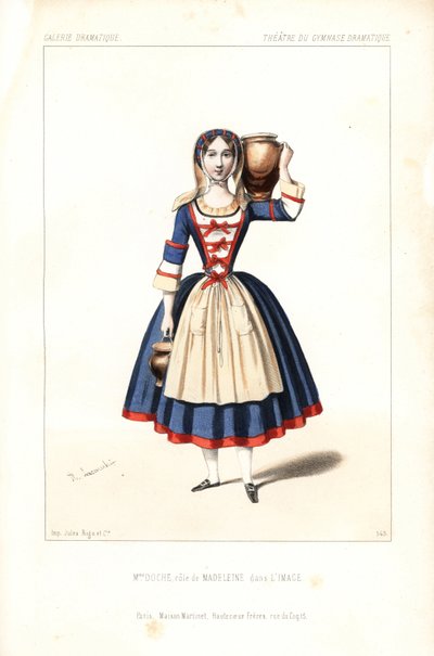 Madame Charlotte Doche, Eugenie Fleury nebo Marie Charlotte Eugenie Plunkett v roli Madeleine ve hře Eugena Scribeho L