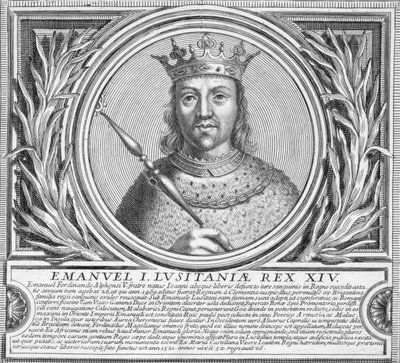 Manuel I. Portugalský (litho) od Unbekannt