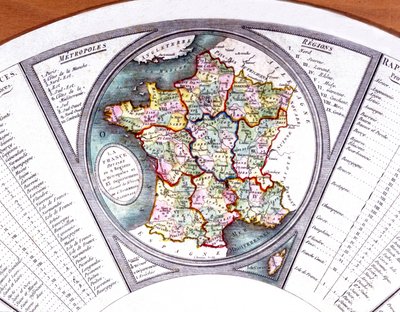 Mapa Francie od Unbekannter Künstler