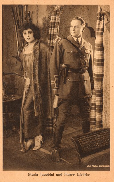 Maria Jacobini a Harry Liedtke (černobílá fotografie) od Unbekannt