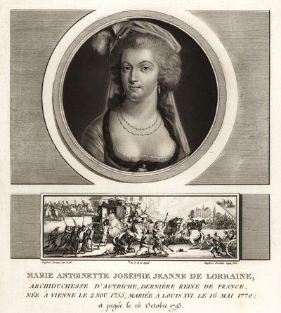 Marie Antoinetta, poslední královna Francie od Unbekannt