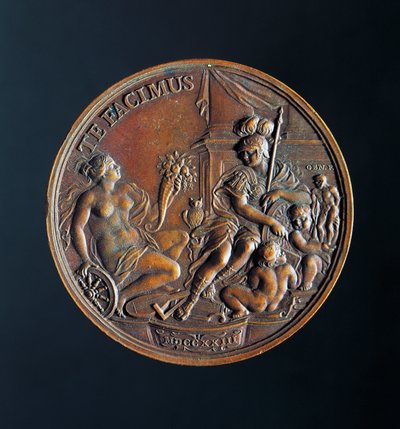 Medaile dóžete Alvise III Sebastiano Mocenigo (1662-1732) od Benjamin Baud