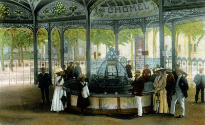 Lék. Chomel Spring ve Vichy ve Francii. Poscard, Francie, c.1900. od Unbekannter Künstler