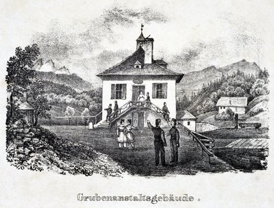 Mine de sel: le batiment de l