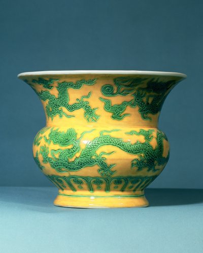 Ming zelená a žlutá leys jar období Chand Te (1506-21) od Unbekannt