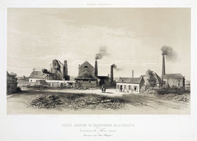 Těžba, Coal De la Cossette Coalmining Company, Belgie od Unbekannt