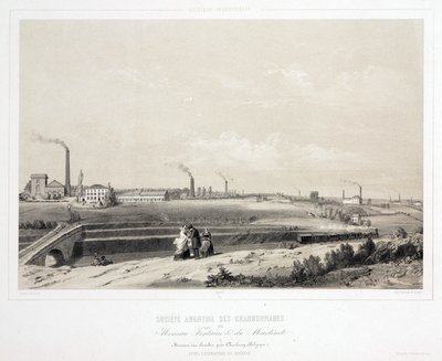 Těžba, uhlí Monceau Fontaine & du Martinet Coalmining Ltd, Belgie od Unbekannt