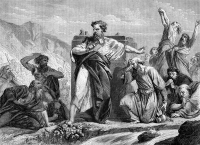 Mojžíš ničí zlaté tele - Bible od Unbekannter Künstler