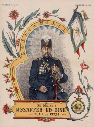 Mozzafar-al-Din Shah ow Mozzaffaredin Shah - Muzaffar ad-din Shah Qajar od Unbekannt
