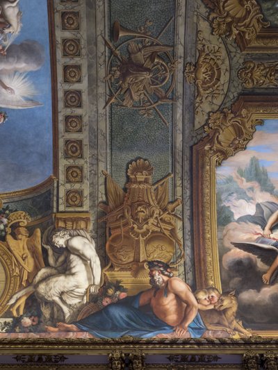 Mytologické postavy. Malovaný dekor od Francoise Perriera (1594-1649) od Unbekannt