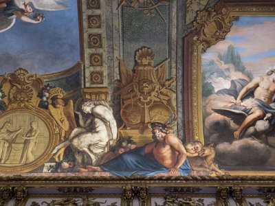 Mytologické postavy. Malovaný dekor od Francoise Perriera (1594-1649) od Unbekannt