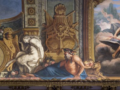 Mytologické postavy. Malovaný dekor od Francoise Perriera (1594-1649) od Unbekannt