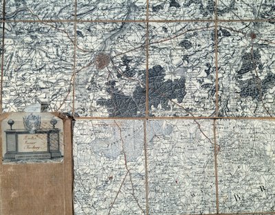 napoleonská válka. Mapa štábu Napoleona I od Unbekannt