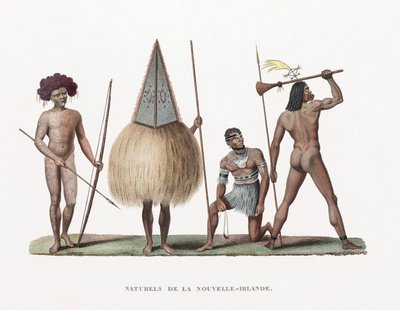 „Domorodci“ z Nového Irska (nyní Papua Nová Guinea) od Unbekannt