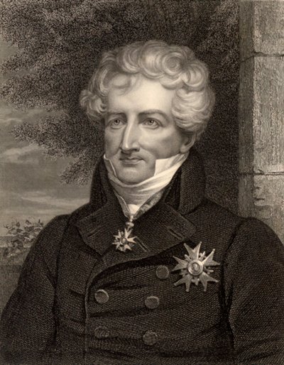 Přírodovědec Georges Cuvier, Paříž, Francie, cca 1810 (č/b foto) od Unbekannt