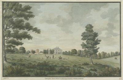 Needwood - Brickley Lodge: malba vodovými barvami, nd [1786] od Unbekannt