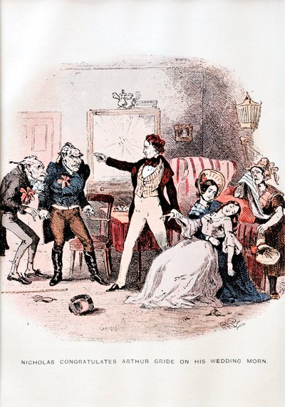 Nicholas Nickleby od C. Dickense - ilustrace od Unbekannt