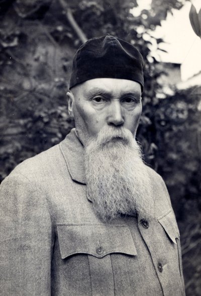 Nicolas Roerich, Naggar, Indie, s.1936-42 (černobílá fotografie) od Unbekannt