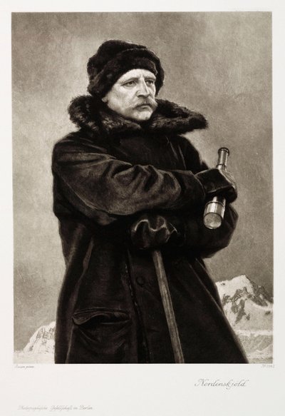 Nils Adolf Erik Nordenskjold, švédský geolog a polární průzkumník, c 1880 od Unbekannt