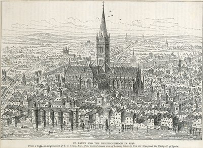 Starý St Pauls od Unbekannter Künstler