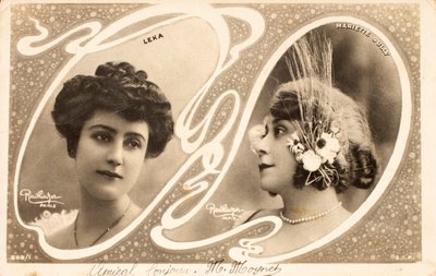 Stará pohlednice/Leka/Mariette Sully (1874-1940)/Herečka od William M. Timlin