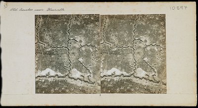 Staré zákopy poblíž Blairville, Francie, c 1917-1918 od Unbekannt