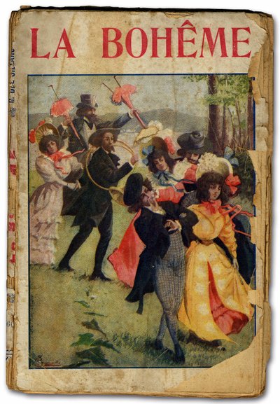 Libreto opery Bohéma od Giacoma Pucciniho. 1896 (tisk) od Unbekannter Künstler