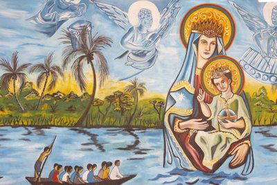 Freska Panny Marie z Toga, Togoville, Togo od Unbekannt