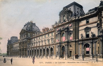 Paříž, Francie: Le Louvre, Ministere des Finances od Unbekannter Künstler