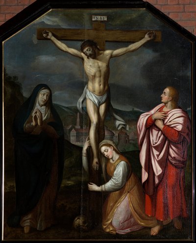 Farní kostel (Parochiekerk Sint-Martinus). Malba. Křižovatka. 17. století. od Unbekannter Künstler