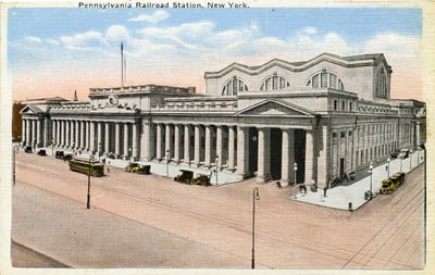 Nádraží Pennsylvania Railroad, New York od Unbekannter Künstler