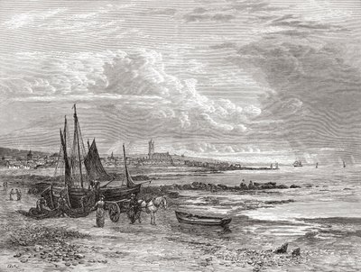 Penzance, Cornwall, Anglie na konci 19. století, z Our Own Country publikováno 1898 od Unbekannt