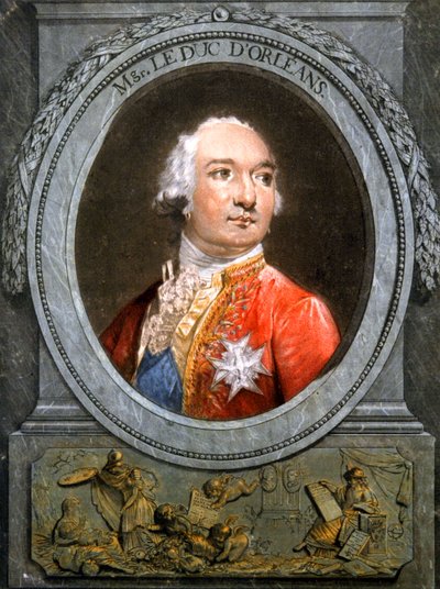 Philippe Egalite, asi 1789 (rytina) od Unbekannter Künstler