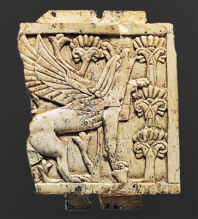 Deska zobrazující Griffina, Nimrud, Mezopotámie, 8.–7. století před naším letopočtem od Unbekannt