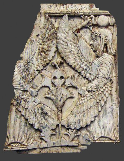 Deska s okřídlenými tvory, Nimrud, Mezopotámie, 8.-7. století př.n.l. od Unbekannt
