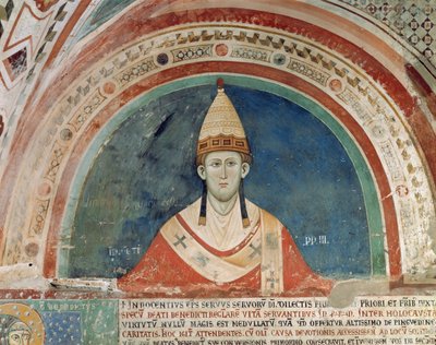 Papež Innocent III. (1160-1216) od Unbekannt