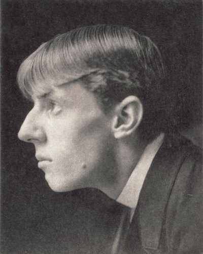 Portrét Aubrey Beardsley (1872-98) od Fredericka Evanse (1853-1943) (sépiová fotografie) od Unbekannt