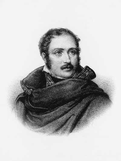 Portrét Eugena de Beauharnais (1781-1824), francouzského vojáka, prince prvního císařství a místokrále Itálie od roku 1805 do roku 1814, rytina od William M. Timlin